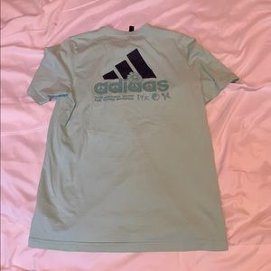 Teal adidas yoga t-shirt